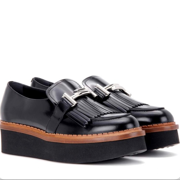 Designer platform loafers Clearance